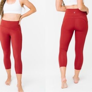 ZYIA capri leggings. Worn once! Size 2